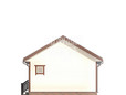 Одноэтажный дом из бруса 6х8 - визуализация (превью)